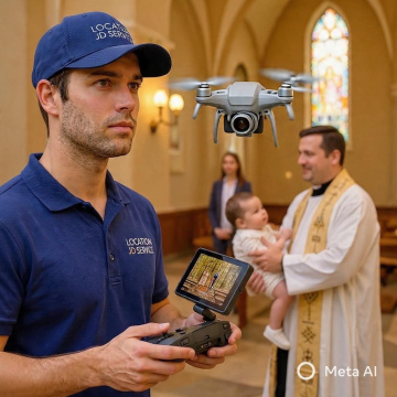 Prestation Drone et Photos - Baptême ( à partir de 390 € )